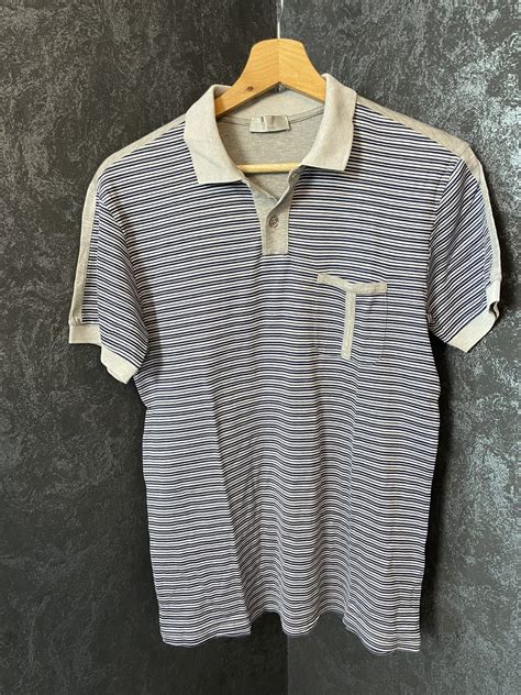 dior homme striped polo|Dior oblique polo shirts.